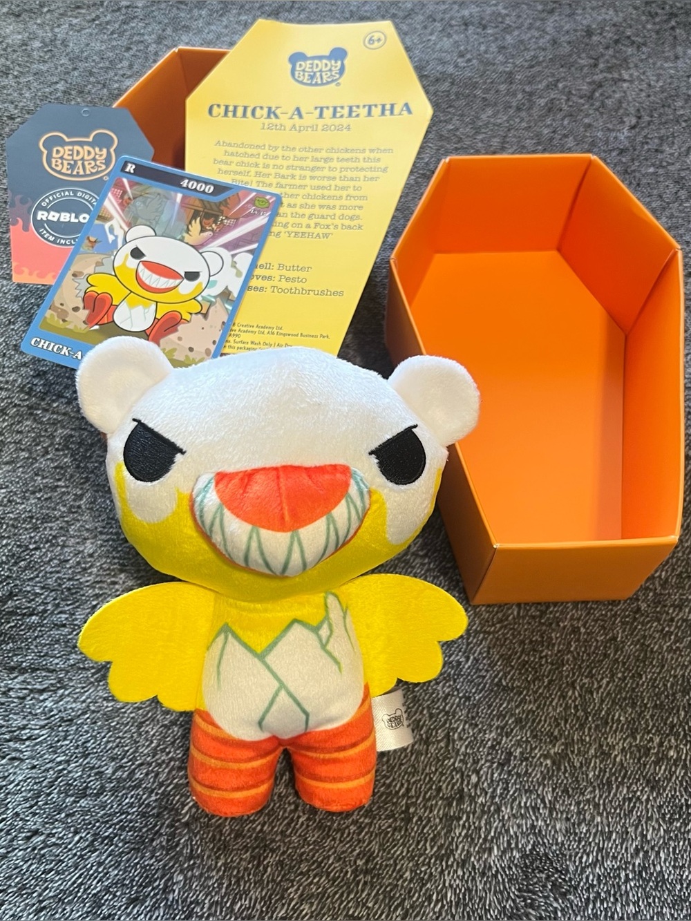 Chick-A-Teetha Yellow Plush Toy by - Cute Character Stuffed Animal